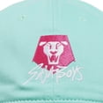 thumbnail image 3 of Gorra Bioworld Kpop Demon Hunters Saja Boys, diseño gráfico, color verde azulado, 3 of 5