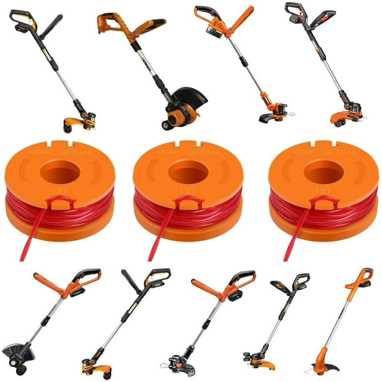 Weeders Spools Replacement for Worx WG180 WG163 WA0010 Weed Wacker