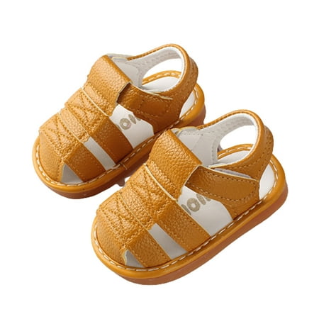 

PEACNNG Fashion summer baby girls boys sandals newborn baby shoes casual soft bottom non-slip breathable shoes pre walker
