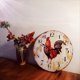 thumbnail image 3 of Reloj de Pared Cocina 12 Pulgadas, Gallo RúStico, Silencioso, Sin Tictac, Cuarzo, Funciona con Pilas, Redondo, 3 of 5