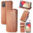thumbnail image 1 of Étui pour Samsung Galaxy A03s, Étui Portefeuille à Rabat, Étui à Rabat Magnétique Protectrice - Brun, 1 of 5