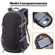 thumbnail image 3 of Minnieouse funcional para camping y senderismo Ligero Fácil de mochilear Ligero Multifuncional Mochilas verde oscuro, 3 of 6