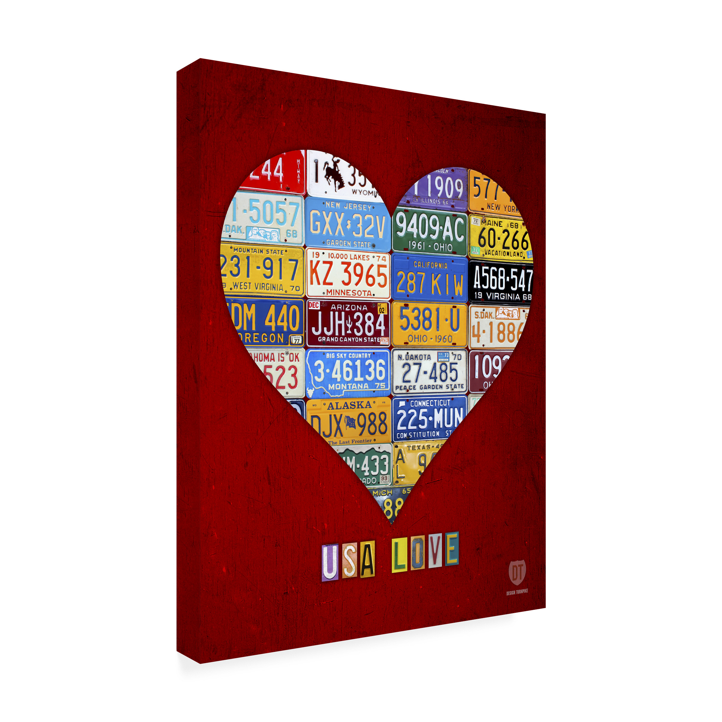 Trademark Fine Art 'Heart' Canvas Art by Design Turnpike