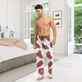 thumbnail image 7 of FREEAMG Men's Cotton Pajama Pants Lounge Sleep Pants Soft Sleepwear Pajama Bottoms with Pockets, 7 of 7