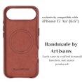 thumbnail image 3 of Blackbrook Funda De Cuero Para Iphone Air - Arden Funda Delgada Hecha A Mano De Cuero De Plena Flor Compatible Con Magsafe Cámara Y Protección De Pantalla Elegante Caja De Regalo Marrón, 3 of 5