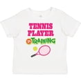 thumbnail image 3 of Inktastic Future Tennis Player in Training Girls Toddler T-Shirt, 3 of 5