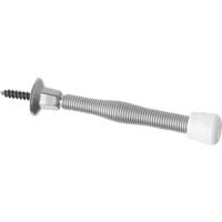 National Hardware Satin Nickel Spring Door Stop with Fastener N830-112