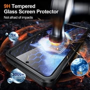 ShellTech Magnetic Case for Samsung Galaxy S25 FE,Compatible with Mag-Safe Double-Sided 360 Degree Full Body Built-in Screen Protection Case Shockproof Rubber Cover,Black