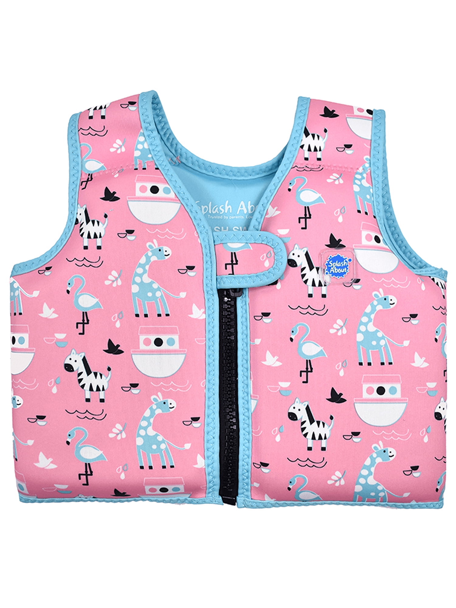 Splash About Girl's Go Splash Swim Vest, Nina's Ark 12 Years