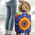 thumbnail image 2 of Colorful Tie Dye Star Pattern Luggage Cover Fashion Suitcase Cover Baggage Covers Fit 25-28 Inch Luggage (Go Travel), 2 of 5