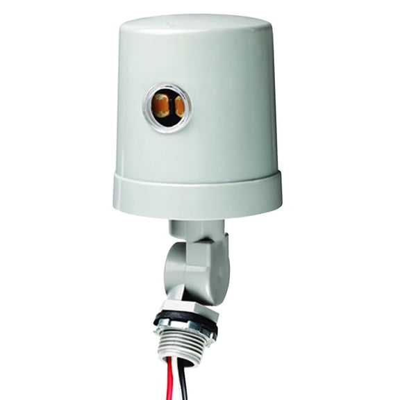 Intermatic K4236C 120-277-Volt Thermal Photocontrols with Stem and Swivel Mounting , White CA1