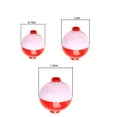 thumbnail image 2 of 50 Pcs Bobbers de Pêche 0,75 Po à Pression Bouée Rouge et Blanche Bobbers Bouton-Poussoir Bouée Ronde Flotteurs Équipement de Pêche, 2 of 6