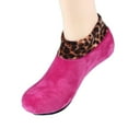 thumbnail image 3 of GDREDA Chaussettes d'Hiver Chaudes Léopard pour Femmes Chaussettes d'Intérieur pour Femmes avec Grands Pieds Chaussettes de Randonnée Invisibles Chaussettes Épaisses Chaussettes Hautes Chaussettes Pack, 3 of 6