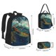 thumbnail image 2 of Fotbe Surfing Turtle Set Escolar 3 en 1 para Niños - Mochila Duradera con Lonchera Aislante y Estuche para Lápices - Mochila Escolar para Niños y Niñas, 2 of 7