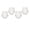 White, variant on Godinger 22543 18 oz Meridian Stemless Wine Glass - White - Set of 4