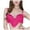 Hot Pink, variant on Bandeau Bras for Women Fashion Fringe Show Dance Bra Stage Sequin Fringe Top Wireless Tube Top Bralette