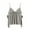 Gray, variant on Ynynloco Camisole Tops for Women Flowy Ruffle Hem Spaghetti Strap Deep V Neck Sleeveless Tank Tops Solid Color Casual Peplum Vest