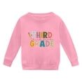 thumbnail image 3 of Boys Sweatshirts Childrens Print Pullover Crew Neck Long Sleeve Sweatshirt Hoodless Top Pink 5-6 Years, 3 of 4