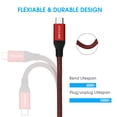 thumbnail image 6 of USB 4 Cable 3ft with 8K Video & 100W Charging & 40G Data Sync, RIITOP USB C to C Display Cable Compatible with Thunderbolt 4, Thunderbolt 3, MacBook, XPS, Surface Pro, Type C Hub Docking, 6 of 9