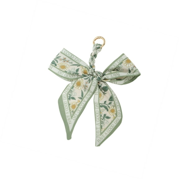 Vocoste 1 Pc Trendy Little Bow Handbag Charm Bag Accessories Beige Green