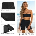 thumbnail image 3 of RELLECIGA Women's Swimwear Bottoms High Waisted Board Shorts Bike Shorts Swim Shorts for Woman, 3 of 11