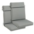 thumbnail image 1 of Aoodor 2Pcs Outdoor Dining Chair Cushion Set, 37” x 20” x 2.8”, Gray, 1 of 8