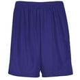 thumbnail image 3 of Augusta Sportswear Men's Standard 7-Inch Modified Mesh Shorts, Purple, 3 of 5