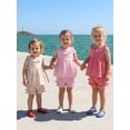 thumbnail image 6 of BemeyourBBs Toddler Baby Girl Summer Clothes Baby Girls Gingham 2 Piece Outfit 3 6 12 18 24 Months 2 3 Years Plaid Sleeveless Ruffled Neck Tunin Shirt Tops and Shorts Set, 6 of 9