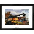 thumbnail image 3 of American Express Train, Transportation World Culture Framed Art Print Wall Art by Currier  Ives Sold by Art.Com, 3 of 6
