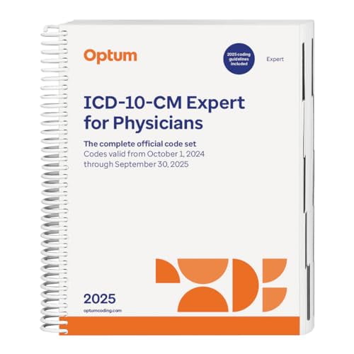Pre-Owned 2025 ICD-10-CM Expert for Physicians with guidelines (Spiral), 9781622549498, 162254949X, Paperback,