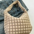 thumbnail image 6 of ZPAQI Quilted Puffer Bag Large Down Cotton Shoulder Carryall Underarm Purse for Women, 6 of 20