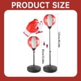 thumbnail image 2 of Whoobli Sac de Frappe pour Enfants Incl Gants de Boxe / 3 10 Ans Sac de Frappe pour Enfants Ajustable avec Support / Ensemble de Sacs de Boxe Jouet pour Garçons et Filles (Rouge Blanc), 2 of 8
