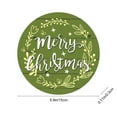 thumbnail image 3 of PONPRNGY Merry Christmas Door Sign Hanging Round Wooden Plaques Welcome Front Door Sign New Year Wooden Sign Christmas themed Winter Art for Home Indoor Outdoor Decoration, 3 of 6