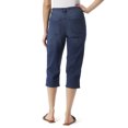 thumbnail image 3 of Gloria Vanderbilt Swan Series Women's and Women's Plus Amanda 5 Pocket Capri, 21" Inseam, Sizes 6-18, 3 of 5