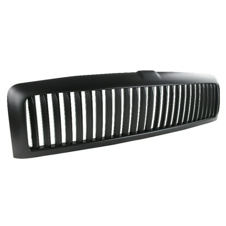 Ram 1500 Lund Hood Spec-D Tuning For 1994-2001 Dodge Ram 1500 2500 3500 Abs Vertical Front Hood Grill Matte Black 1994 1995 1996 1997 1998 1999 2000 2001 ()