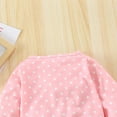 thumbnail image 6 of Odeerbi Baby Girls Clothes Toddler Outfit Autumn Winter Children's Clothing Set Animal Long Sleeve Tops Dot Pants Outfits Pink, 6 of 9