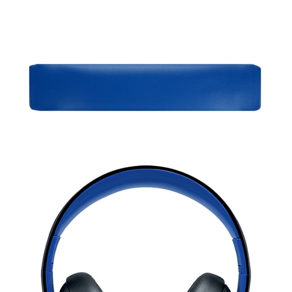 Geekria Protein Leather Headband Pad Compatible with Gold Wireless Stereo Headset PS3 PS4 CECHYA-0083, Headphones Replacement Band, Headset Head Cushion Cover Repair Part
