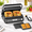 Black with Waffle Plates, variant on Cattleman 5 In 1 Ceramic Panini Press Grill With Removable Plates 1600w