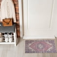 thumbnail image 7 of GLN Rugs Iznik - Indoor, Machine Washable Area Rug 2'x3' Multi Blue Home Carpet, 7 of 7