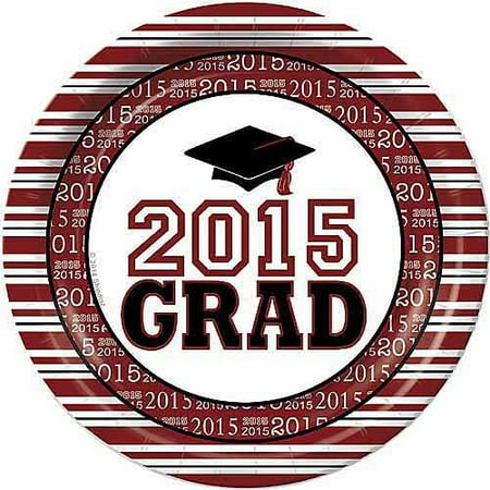 grad success graduation dinner plates pack of 50 burgundy