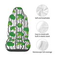 thumbnail image 4 of Fuzoiu Broccoli 2 Print Elastic Car Seat Covers, Seat Cover Protector,Universal Fit Interior Covers for Most Cars,Washable Seat Cover Non Slip for SUV,Sedan,Van, 4 of 5