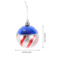 thumbnail image 3 of 12 PCS Día de la independencia Bolas colgantes de plástico Ornament Supplies, 3 of 5