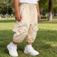 thumbnail image 5 of CONZONE Toddler Boys Pants Straight Leg Casual Pants for Child Elastic Waist Cartoon Graphic Fall Winter Athletic Jogger Pants with Pockets, 5 of 9