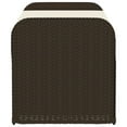 thumbnail image 3 of vidaXL Banc de Rangement avec Coussin Brun 115x51x52 cm Rotin Poly, 3 of 5