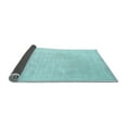 thumbnail image 2 of Ahgly Company Indoor Square Solid Light Blue Modern Area Rugs, 4' Square, 2 of 4