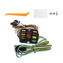 Unique Bargains 1 Set Vehicle 4-Pin Trailer Wiring Harness Kit for Acura MDX 2014-2020 Black