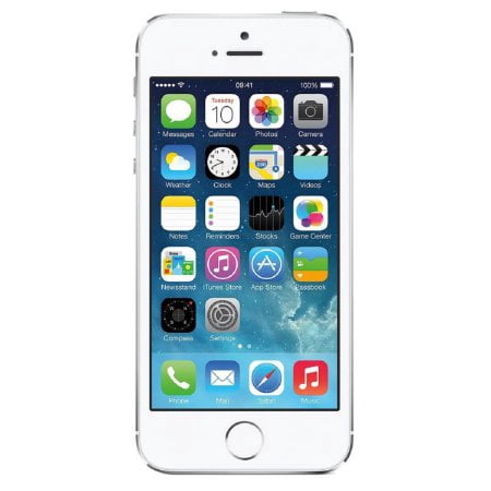 Restored Apple iPhone 5S 16GB, Silver - Locked AT&T (Refurbished)