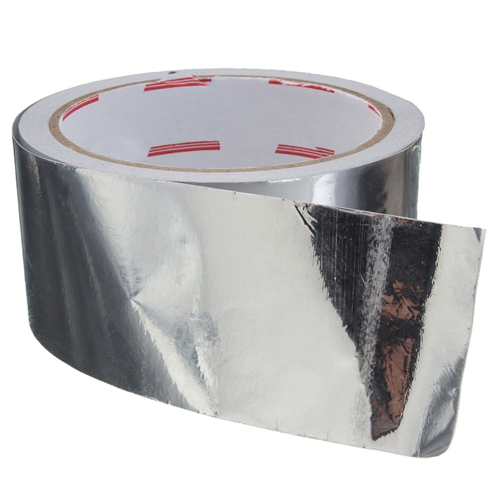 Auto-adhésif bande daluminium Heat de protection résistant à la chaleur,un ruban adhésif à la déchirure aluminium aux UV des avec un tissu de grille en verre pour les barrages détanchéité ou 
