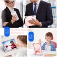thumbnail image 4 of Allytech Case for iPad Air 11 inch 2024/iPad Pro 11" 4th/3rd/2nd/1st Gen, Rugged Case with Hidden Kickstand & Adjustable Shoulder Strap, Silicon Edges Shockproof Case, Fit iPad Air 4/5 - Rosegold, 4 of 6