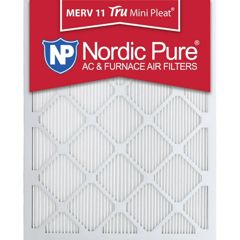 20x24x1 Tru Mini Pleat MERV 11 AC Furnace Air Filters Qty 3 Walmart